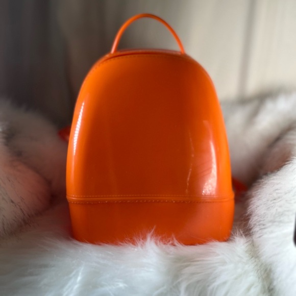 Vibrant Orange Women's Backpack - Picture 2 of 10